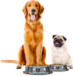 Littlearth NHL Everyday Non-Skid Stainless Steel Dog & Cat Bowl, Vegas Golden Knights, Large: 4-cup slide 2 of 5