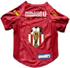 Littlearth FIFA World Cup 2026 Champions Dog Stretch Jersey, Spain, Large