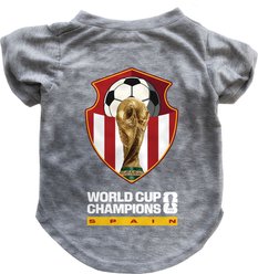 Littlearth FIFA World Cup 2026 Champions Dog T-Shirt, Spain, X-Large