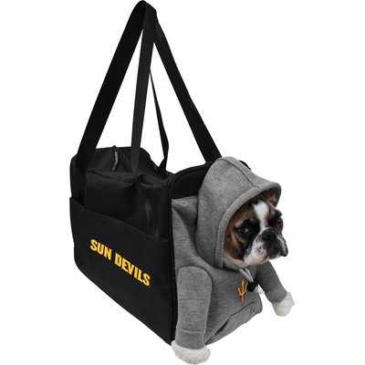 Littlearth Littlearth NCAA Furry Fan Airline-Approved Dog & Cat Carrier Bag, Arizona State Sun Devils