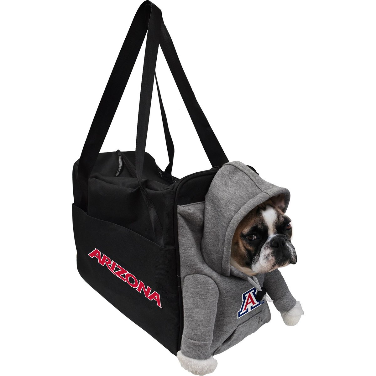 Littlearth NCAA Furry Fan Airline-Approved Dog & Cat Carrier Bag, Arizona Wildcats