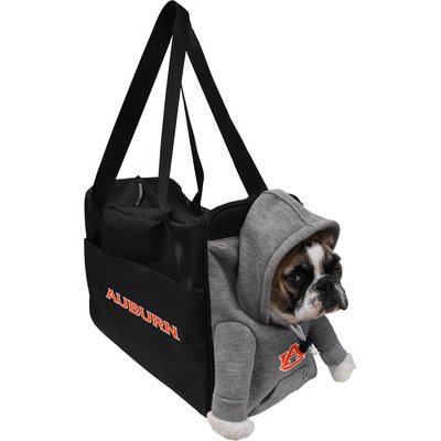 Littlearth Littlearth NCAA Furry Fan Airline-Approved Dog & Cat Carrier Bag, Auburn Tigers