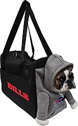 Littlearth Furry Fan Airline-Approved Dog & Cat Carrier Bag, Buffalo Bills