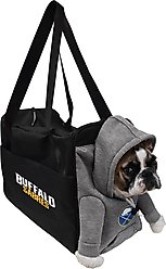Littlearth NHL Furry Fan Airline-Approved Dog & Cat Carrier Bag, Buffalo Sabres