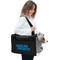 Show in main carousel: Littlearth Furry Fan Airline-Approved Dog & Cat Carrier Bag, Carolina Panthers slide 3 of 7