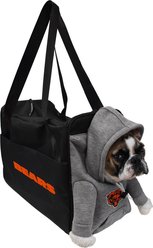 Littlearth Furry Fan Airline-Approved Dog & Cat Carrier Bag, Chicago Bears