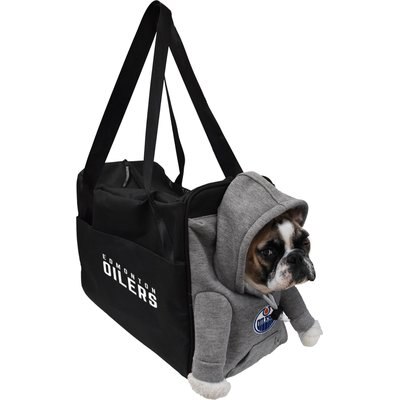 Littlearth Littlearth NHL Furry Fan Airline-Approved Dog & Cat Carrier Bag, Edmonton Oilers