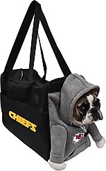 Littlearth Furry Fan Airline-Approved Dog & Cat Carrier Bag, Kansas City Chiefs