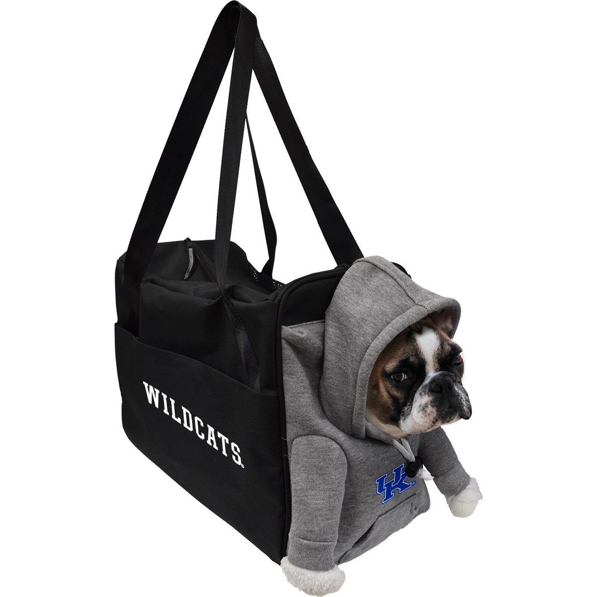 Littlearth NCAA Furry Fan Airline-Approved Dog & Cat Carrier Bag, Kentucky Wildcats