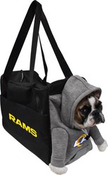 Littlearth Furry Fan Airline-Approved Dog & Cat Carrier Bag, Los Angeles Rams
