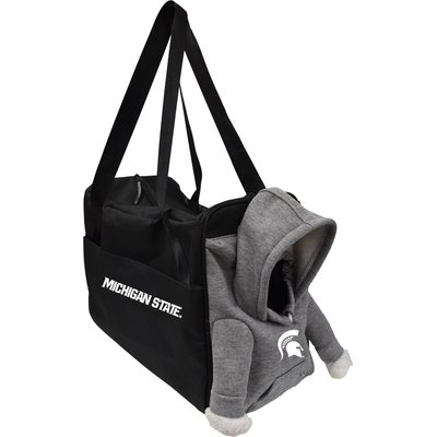 Littlearth Littlearth NCAA Furry Fan Airline-Approved Dog & Cat Carrier Bag, Michigan State Spartans