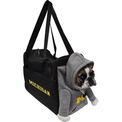 Littlearth Littlearth NCAA Furry Fan Airline-Approved Dog & Cat Carrier Bag, Michigan Wolverines