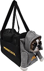 Littlearth Furry Fan Airline-Approved Dog & Cat Carrier Bag, Minnesota Golden Gophers