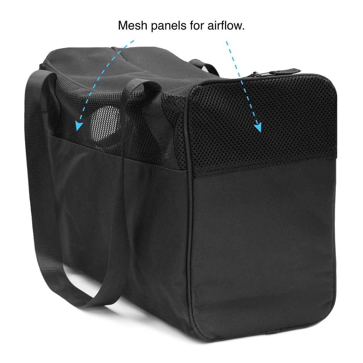 LITTLEARTH Furry Fan Airline-Approved Dog & Cat Carrier Bag, New