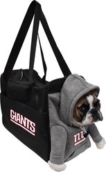 Littlearth Furry Fan Airline-Approved Dog & Cat Carrier Bag, New York Giants