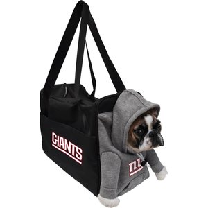 Littlearth Furry Fan Airline-Approved Dog & Cat Carrier Bag, New York Giants