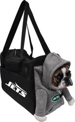Littlearth Furry Fan Airline-Approved Dog & Cat Carrier Bag, New York Jets