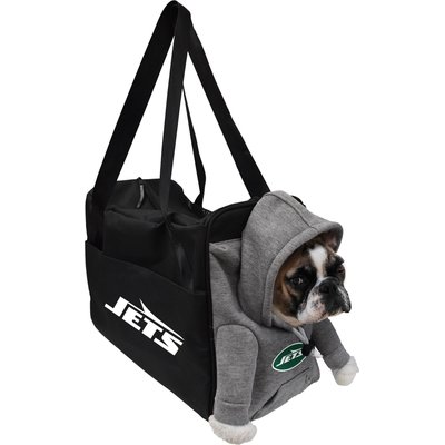 Littlearth Littlearth NFL Furry Fan Airline-Approved Dog & Cat Carrier Bag, New York Jets