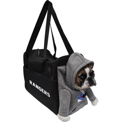 Littlearth Littlearth NHL Furry Fan Airline-Approved Dog & Cat Carrier Bag, New York Rangers