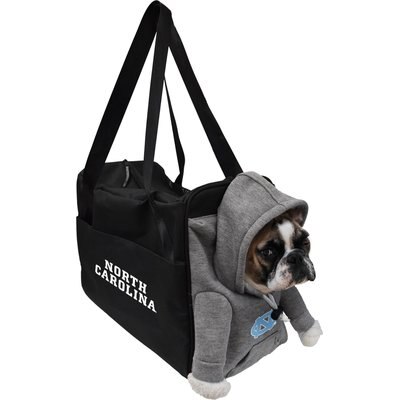 Littlearth Littlearth NCAA Furry Fan Airline-Approved Dog & Cat Carrier Bag, North Carolina Tar Heels