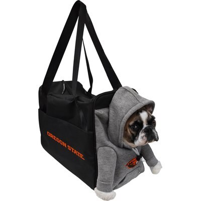 Littlearth Littlearth NCAA Furry Fan Airline-Approved Dog & Cat Carrier Bag, Oregon State Beavers