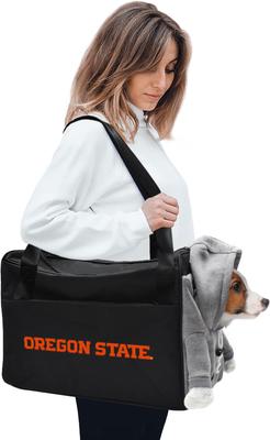 Show full view: Littlearth Furry Fan Airline-Approved Dog & Cat Carrier Bag, Oregon State Beavers slide 2 of 6