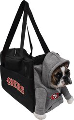 Littlearth Furry Fan Airline-Approved Dog & Cat Carrier Bag, San Francisco 49ers