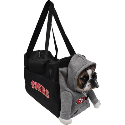 Littlearth Littlearth NFL Furry Fan Airline-Approved Dog & Cat Carrier Bag, San Francisco 49ers