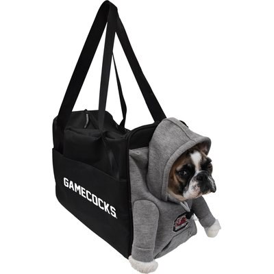 Littlearth Littlearth NCAA Furry Fan Airline-Approved Dog & Cat Carrier Bag, South Carolina Fighting Gamecocks
