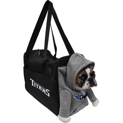 Littlearth Littlearth NFL Furry Fan Airline-Approved Dog & Cat Carrier Bag, Tennessee Titans