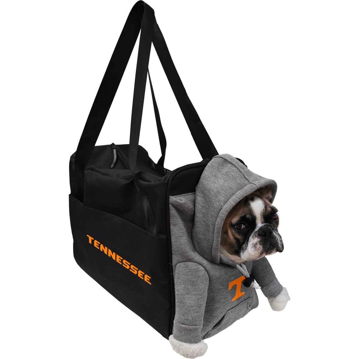 Littlearth NCAA Furry Fan Airline-Approved Dog & Cat Carrier Bag, Tennessee Volunteers