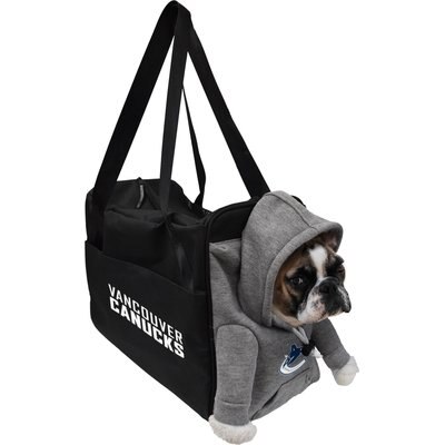 Littlearth Littlearth NHL Furry Fan Airline-Approved Dog & Cat Carrier Bag, Vancouver Canucks