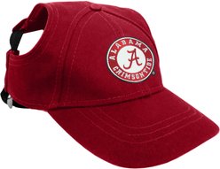 Littlearth NCAA Dog & Cat Baseball Hat, Alabama Crimson Tide, X-Small
