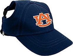 Littlearth NCAA Dog & Cat Baseball Hat, Auburn Tigers, Medium slide 1 of 2