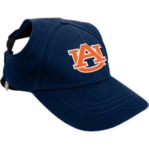Littlearth NCAA Dog & Cat Baseball Hat, Auburn Tigers, X-Small