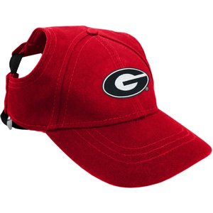 Littlearth NCAA Dog & Cat Baseball Hat, Georgia Bulldogs, Small
