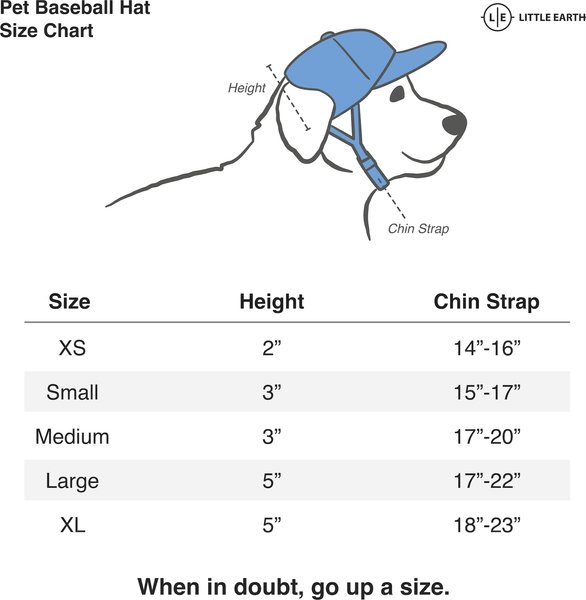 Show full view: Littlearth NCAA Dog & Cat Baseball Hat, Ohio State Buckeyes, Large slide 2 of 3