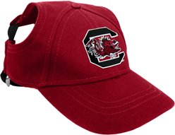 Littlearth NCAA Dog & Cat Baseball Hat, South Carolina Fighting Gamecocks, Large