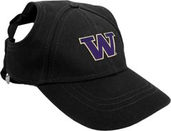 Littlearth NCAA Dog & Cat Baseball Hat, Washington Huskies, X-Large