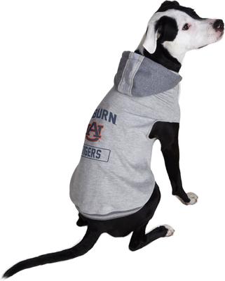 Show full view: Littlearth NCAA Dog & Cat Hooded Crewneck Sweater, Auburn Tigers, Large slide 4 of 6