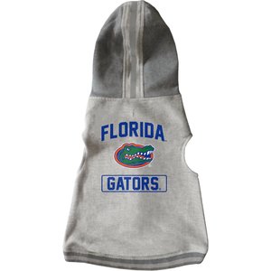 Littlearth NCAA Dog & Cat Hooded Crewneck Sweater, Florida Gators, Teacup