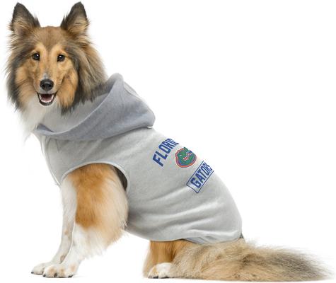 Show full view: Littlearth NCAA Dog & Cat Hooded Crewneck Sweater, Florida Gators, X-Small slide 3 of 6
