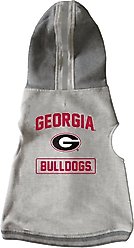 Littlearth NCAA Dog & Cat Hooded Crewneck Sweater, Georgia Bulldogs, Medium
