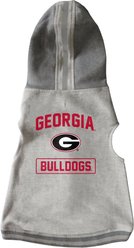 Littlearth NCAA Dog & Cat Hooded Crewneck Sweater, Georgia Bulldogs, Small