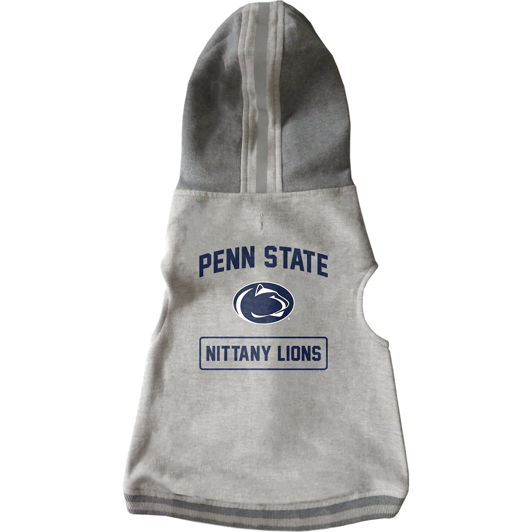 Littlearth NCAA Dog & Cat Hooded Crewneck Sweater, Penn State Nittany Lions, Small