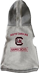 Littlearth NCAA Dog & Cat Hooded Crewneck Sweater, South Carolina Fighting Gamecocks, Large