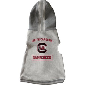 Littlearth NCAA Dog & Cat Hooded Crewneck Sweater, South Carolina Fighting Gamecocks, X-Large