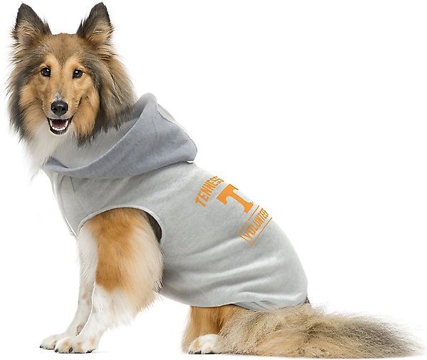 Show full view: Littlearth NCAA Dog & Cat Hooded Crewneck Sweater, Tennessee Volunteeers, Large slide 3 of 6