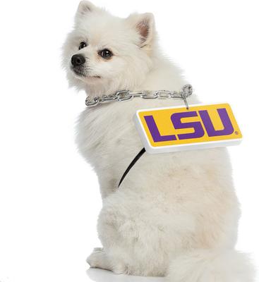 Show full view: Littlearth NCAA Fan Chain for Dogs & Cats, LSU Tigers slide 3 of 6