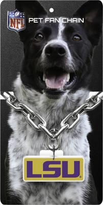 Show full view: Littlearth NCAA Fan Chain for Dogs & Cats, LSU Tigers slide 4 of 6
